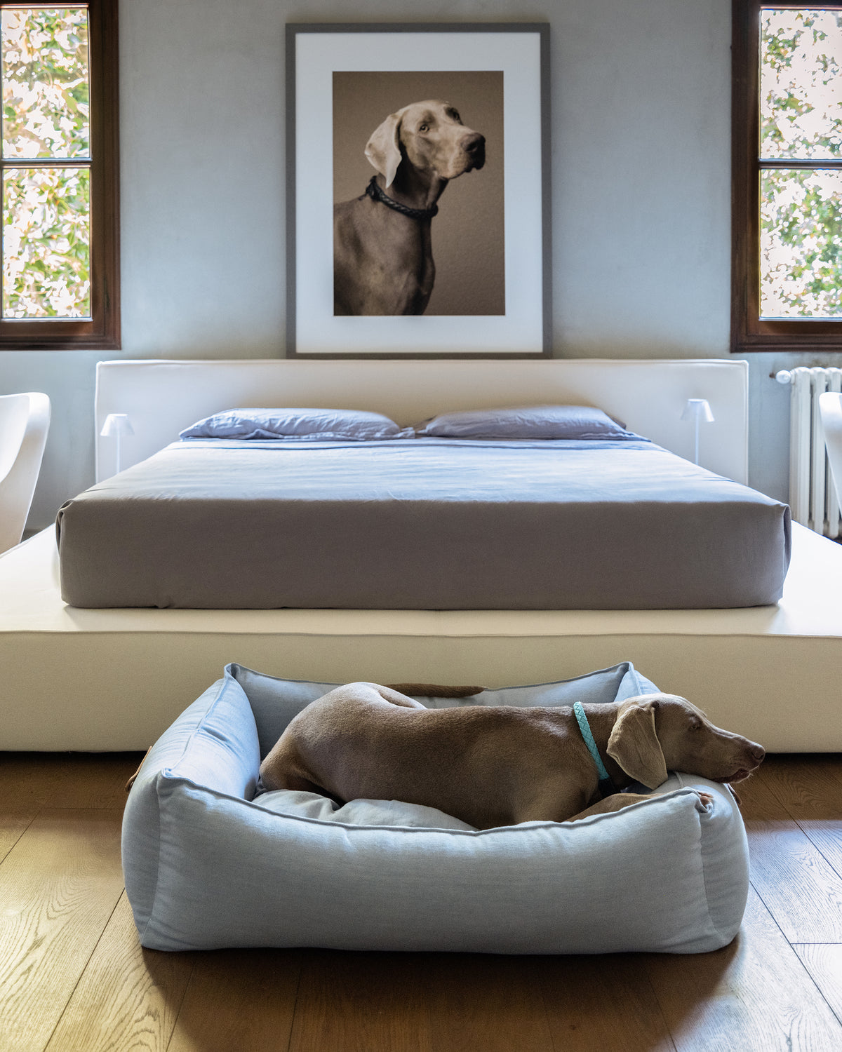 מיטה לכלב מפשתן טהור | EDWARD PURE LINEN DOG BED