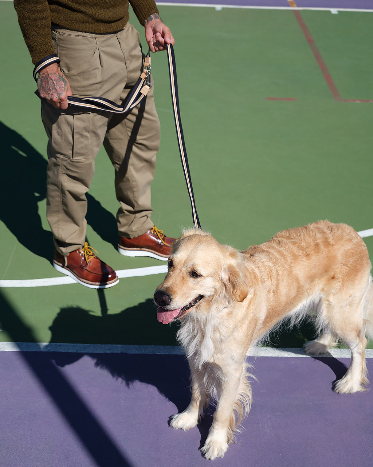 FREE-HANDS FRANCO RIBBON LEASH | רצועה ארוכה ומתכוונת לכלב