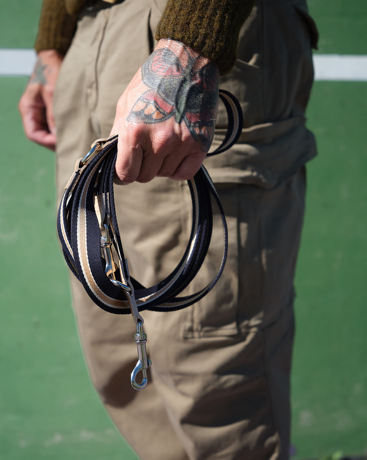 FREE-HANDS FRANCO RIBBON LEASH | רצועה ארוכה ומתכוונת לכלב