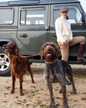 FERDINANDO NAPPA LEATHER COLLAR | קולר עור נאפה לכלב