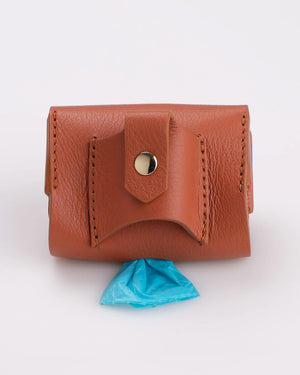 MARTIN NAPPA LEATHER | נרתיק שקיות איסוף מעור