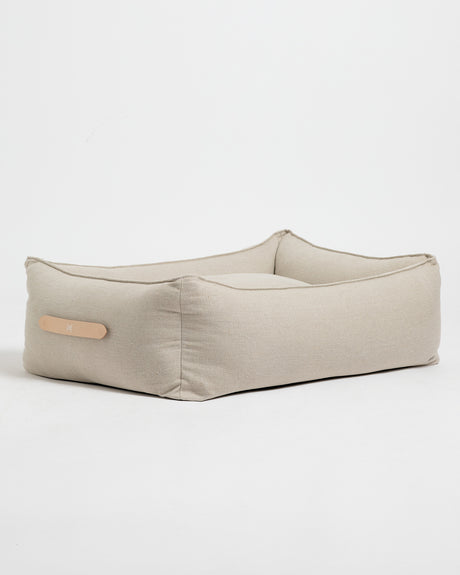 מיטה לכלב מפשתן טהור | EDWARD PURE LINEN DOG BED