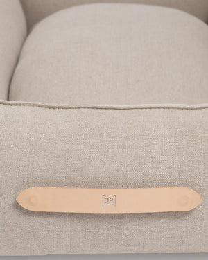 מיטה לכלב מפשתן טהור | EDWARD PURE LINEN DOG BED