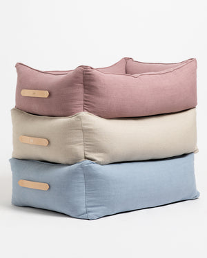 מיטה לכלב מפשתן טהור | EDWARD PURE LINEN DOG BED