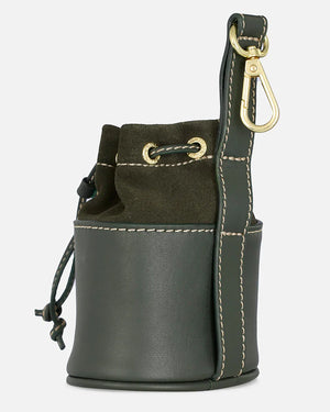 Luxe Suede Leather Treat Bag | נרתיק חטיפים מעור