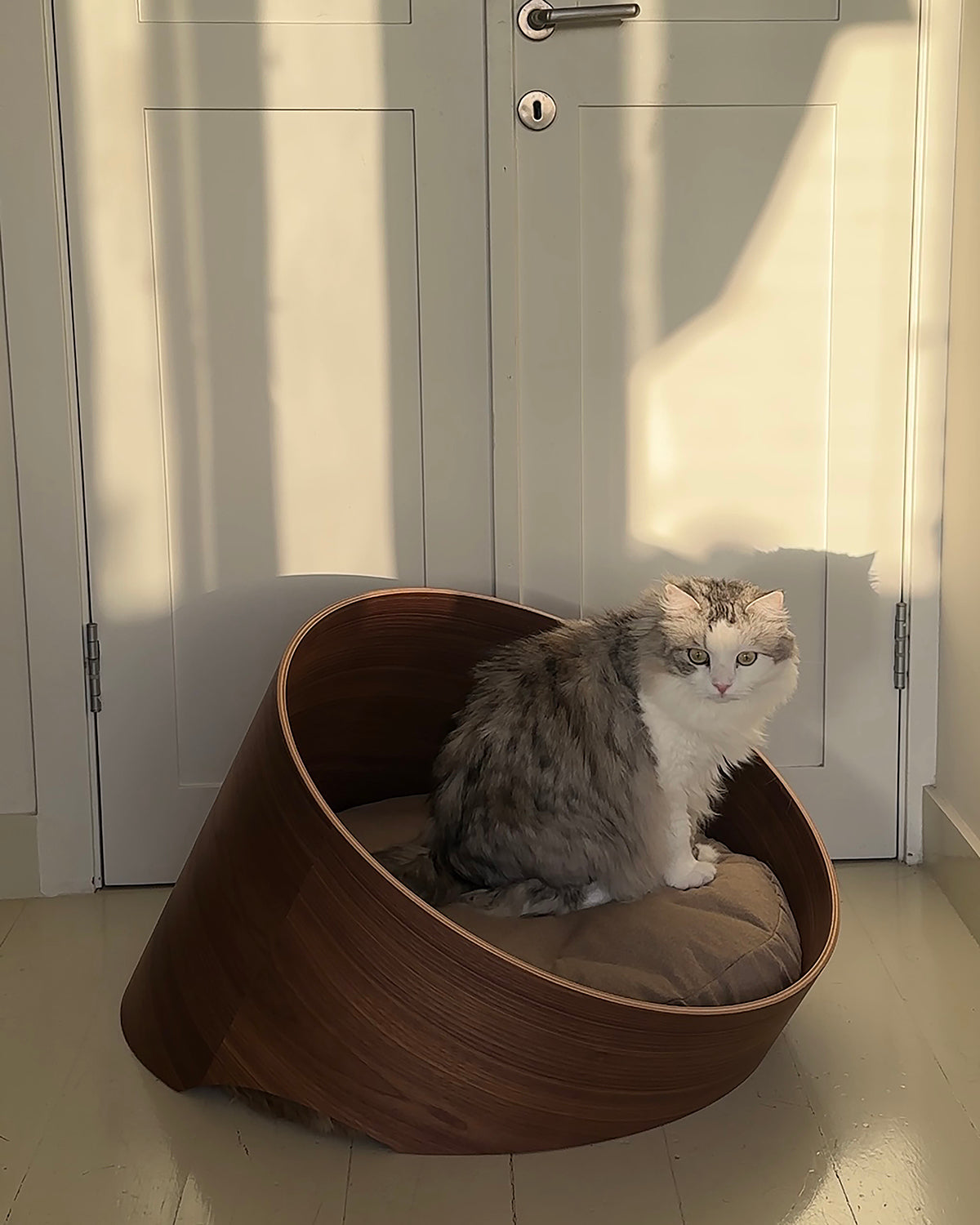 COVO CAT CAVE BED | מיטת עץ לחתול