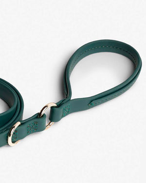 סט רצועה וקולר משובץ אבן קריסטל | Crystal Walk Set For Dogs