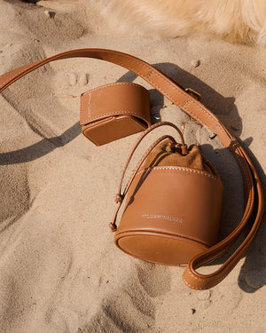 Luxe Smooth Leather Dog Leash | רצועת עור נאפה ארוכה ומתכווננת לכלב