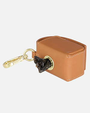 Luxe Nappa Smooth Leather Poo Bag Holder | נרתיק שקיות איסוף מעור נאפה