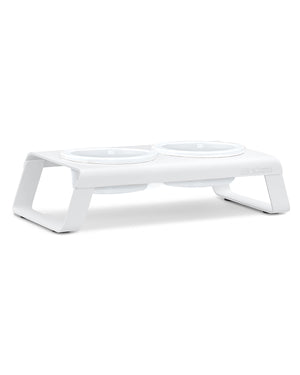 DESCO ALU PORCELAIN | מעמד קערות מוגבה לכלב