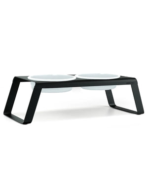 DESCO ALU PORCELAIN | מעמד קערות מוגבה לכלב