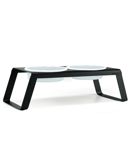 DESCO ALU PORCELAIN | מעמד קערות מוגבה לכלב