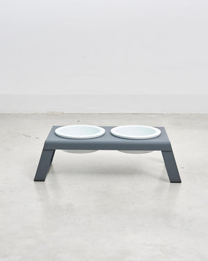 DESCO ALU PORCELAIN | מעמד קערות מוגבה לכלב