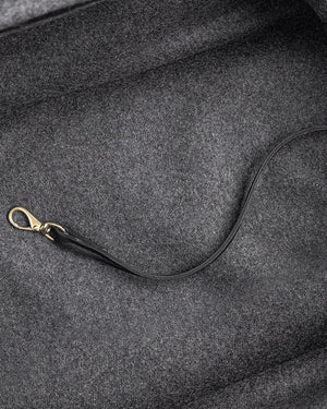 תיק נשיאה לכלב מעור אלגנטי | Borsa Dog Leather Carrier Bag