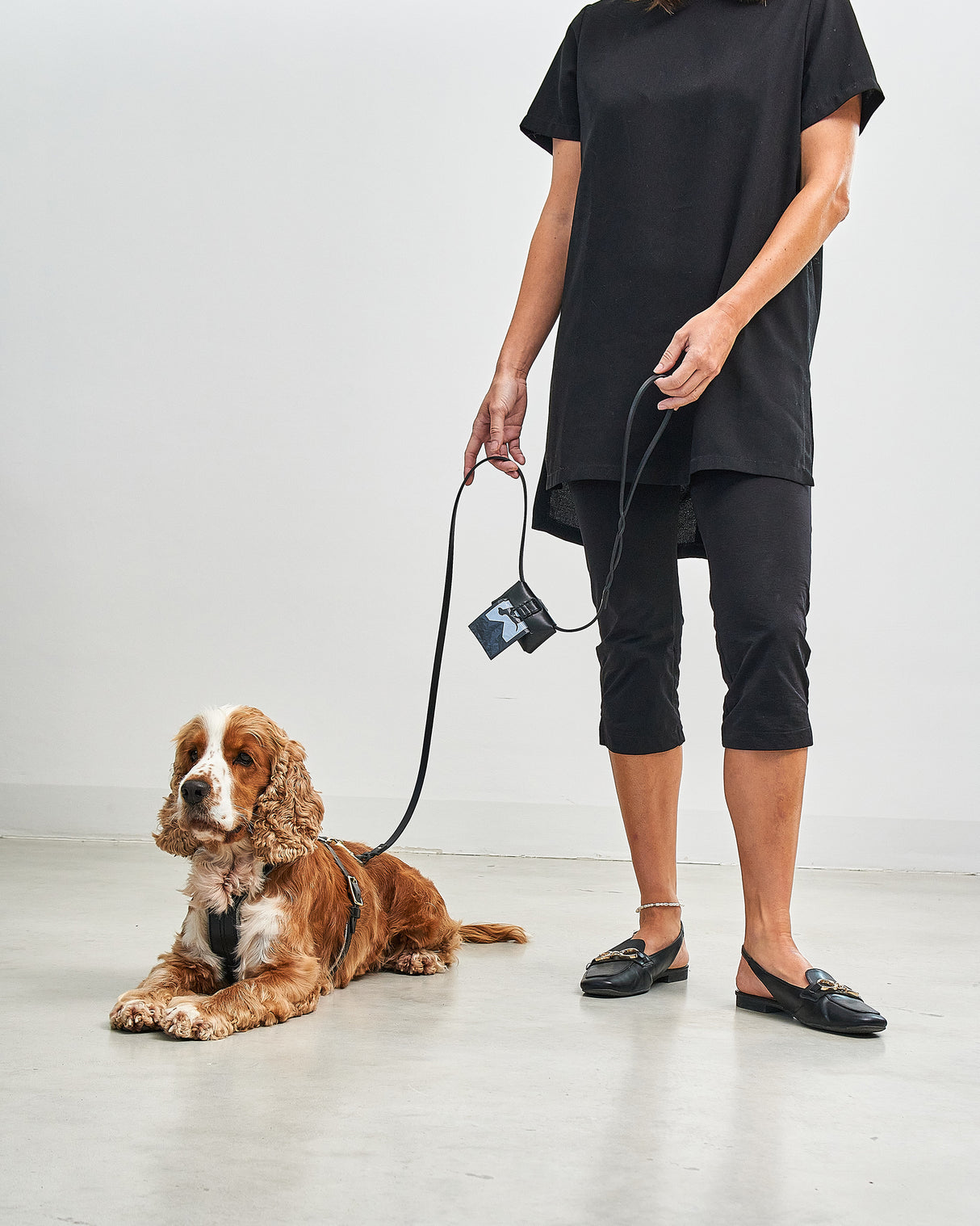 Pisa Leather Poo Bag Holder | נרתיק שקיות איסוף מעור