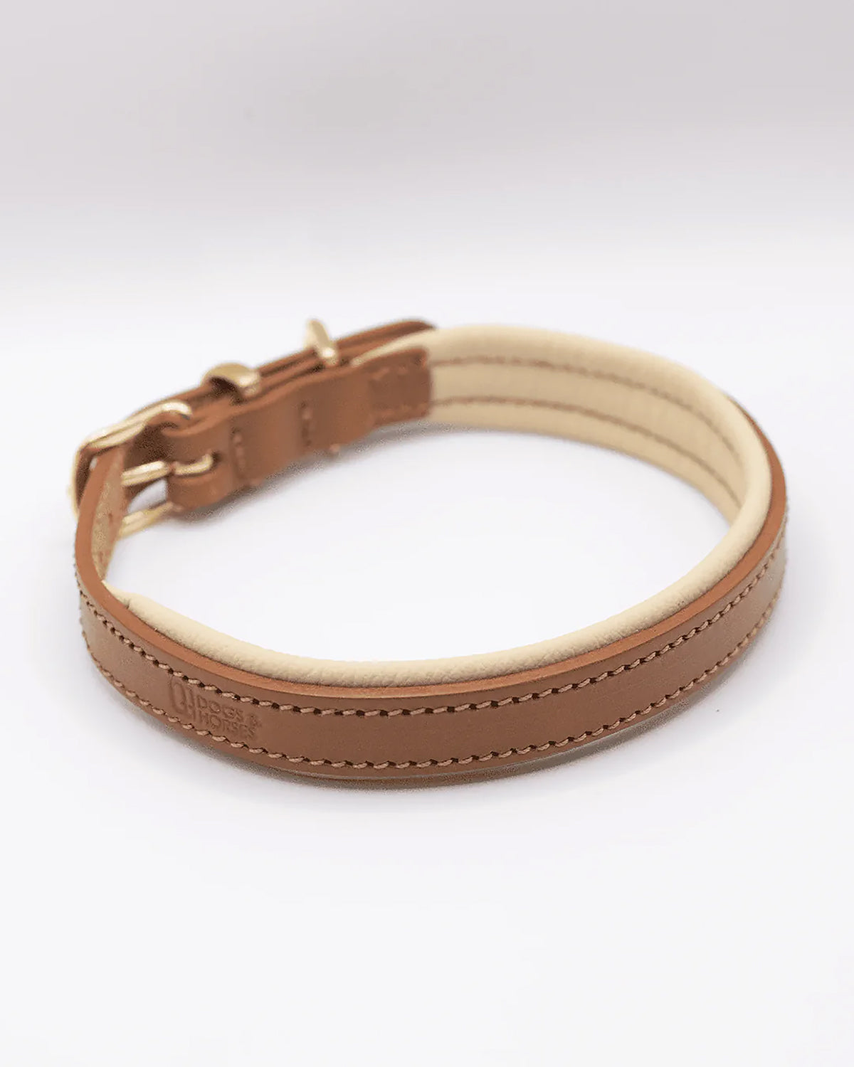 PADDED SOFT LEATHER COLLAR | קולר עור מרופד לכלב