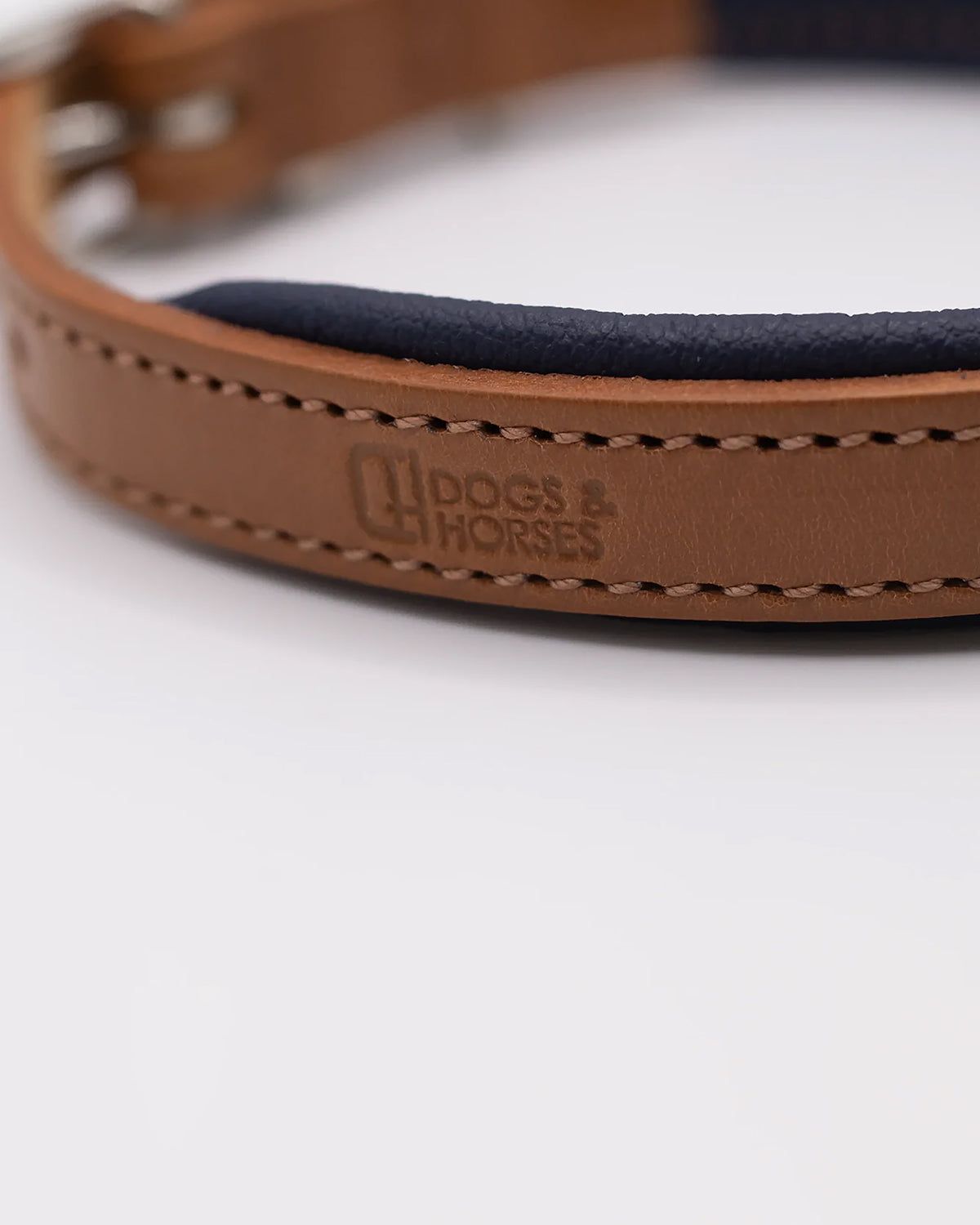 PADDED SOFT LEATHER COLLAR | קולר עור מרופד לכלב