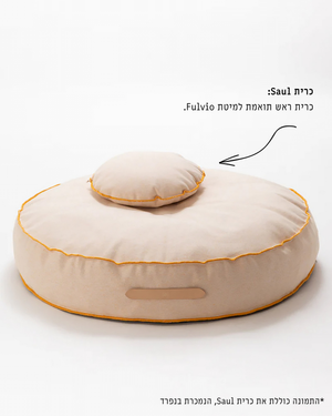 מיטת פוף לכלב מכותנת Duck איטלקית | FULVIO DOG BED