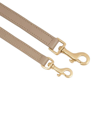 Plain Adjustable Long Leather Lead | רצועת עור ארוכה ומתכווננת לכלב