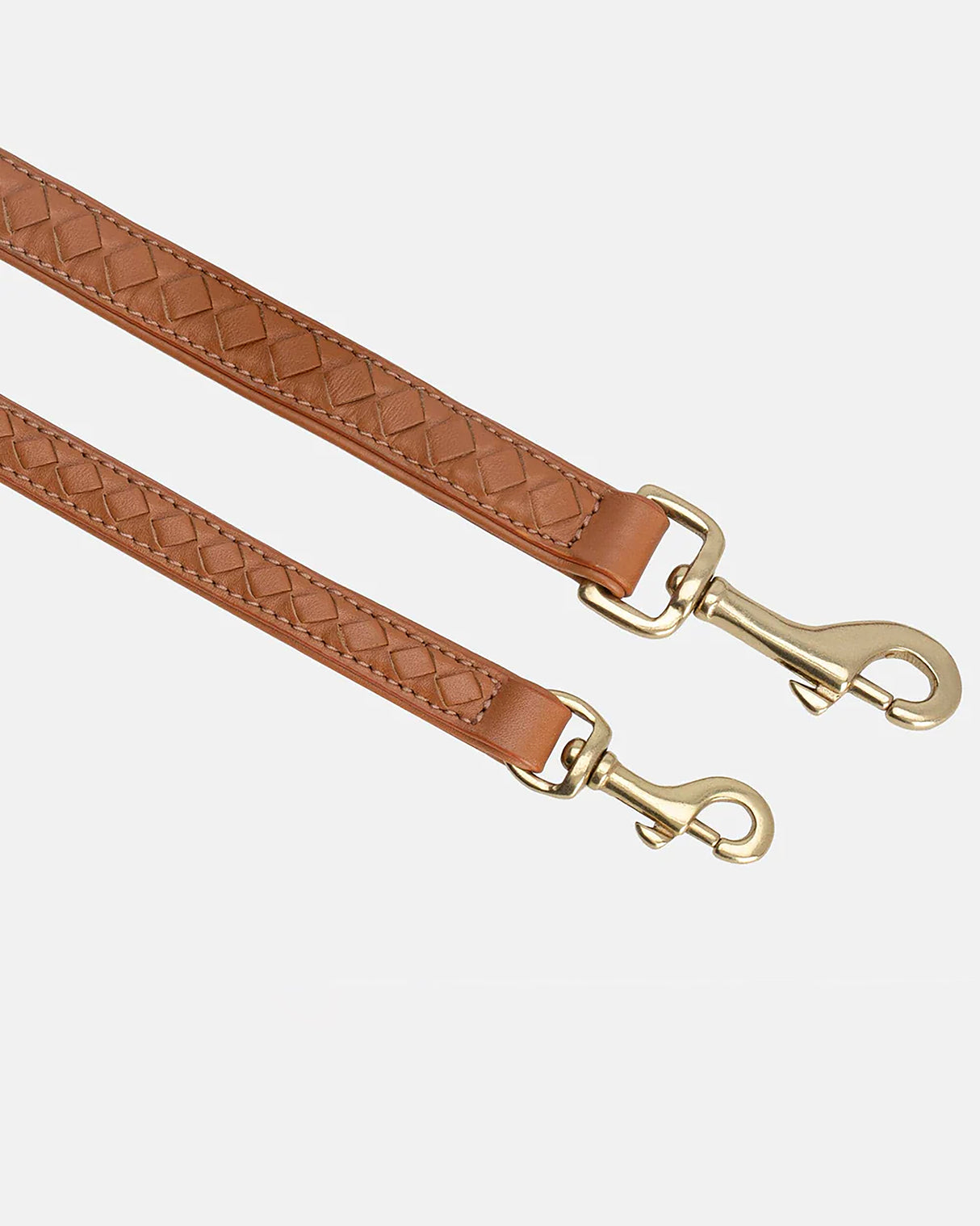 Prestige Leather Dog Leash | רצועת עור נאפה ארוכה ומתכווננת לכלב