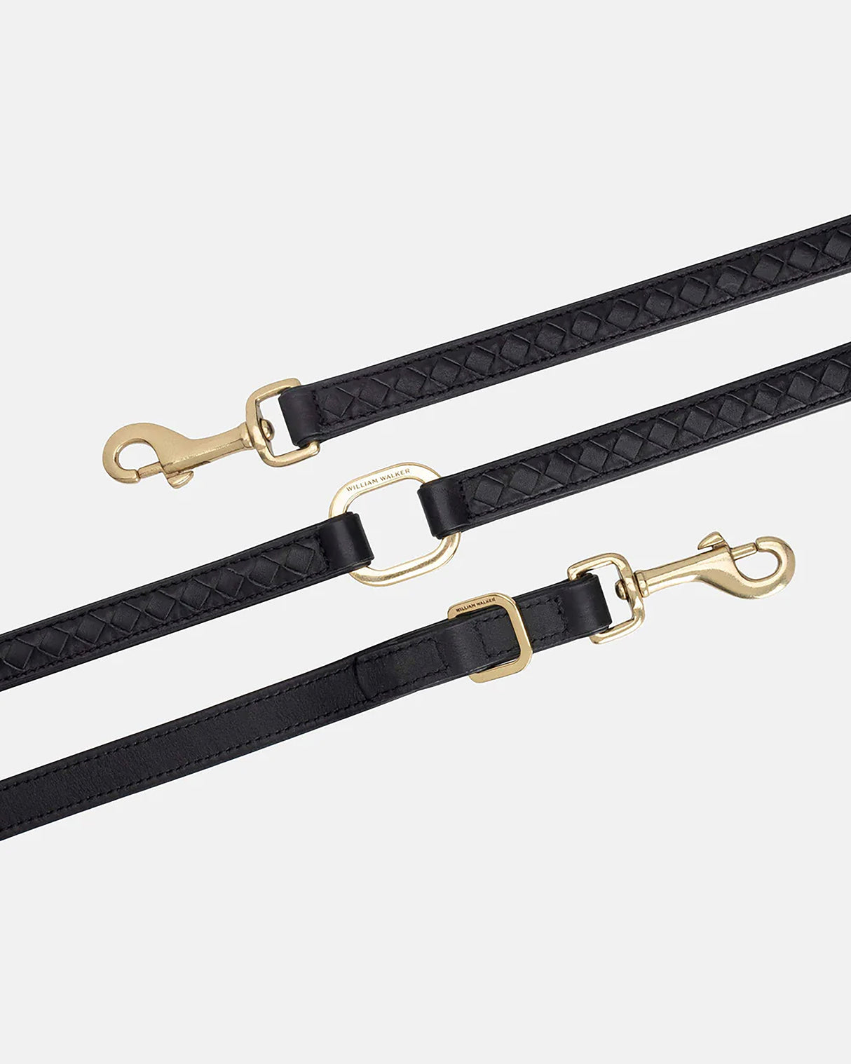 Prestige Leather Dog Leash | רצועת עור נאפה ארוכה ומתכווננת לכלב