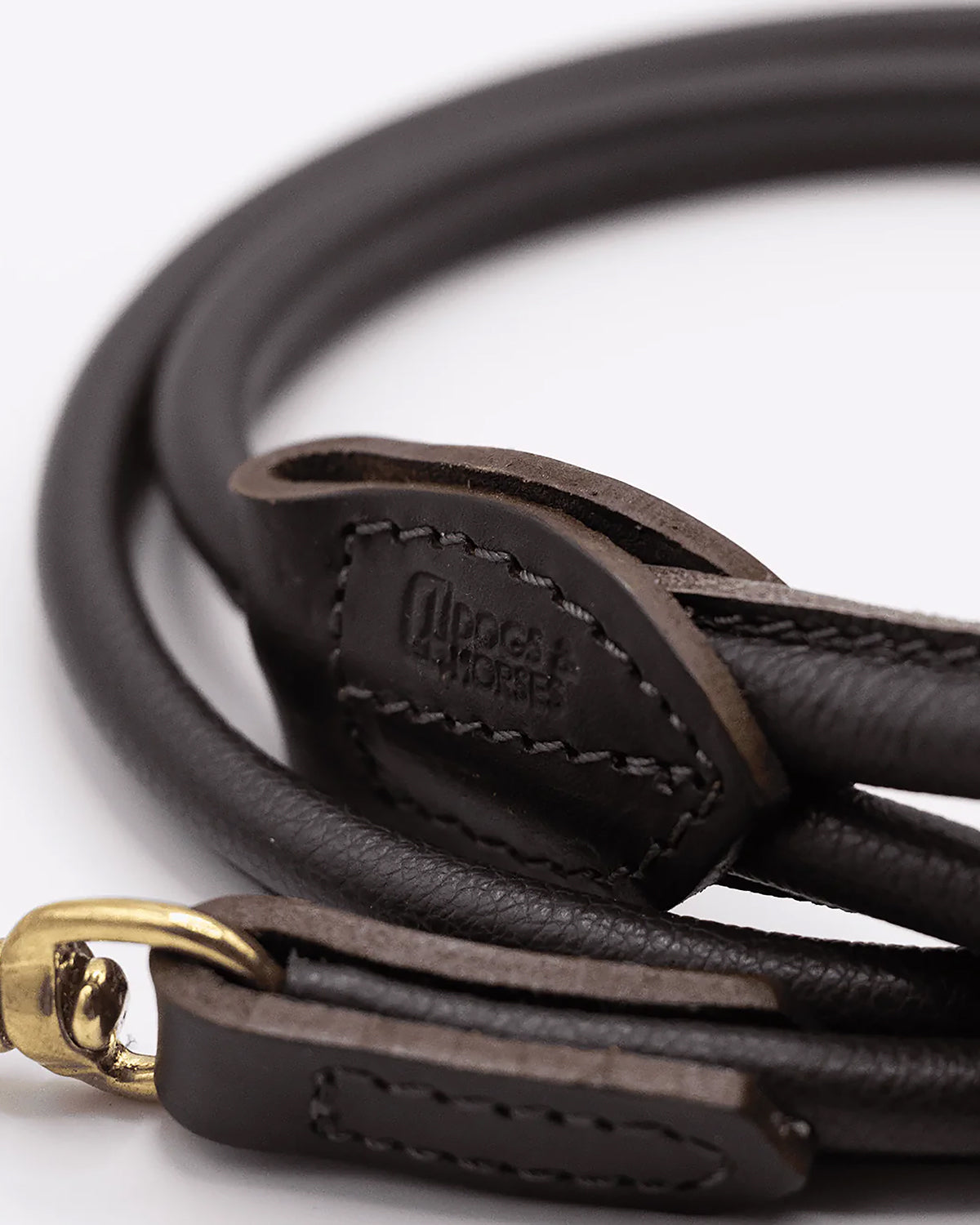 ROLLED SOFT LEATHER LEAD | רצועת עור לכלב