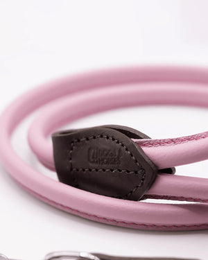 ROLLED SOFT LEATHER LEAD | רצועת עור לכלב