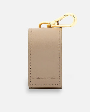 Plain Leather Poo Bag Holder | נרתיק שקיות איסוף מעור