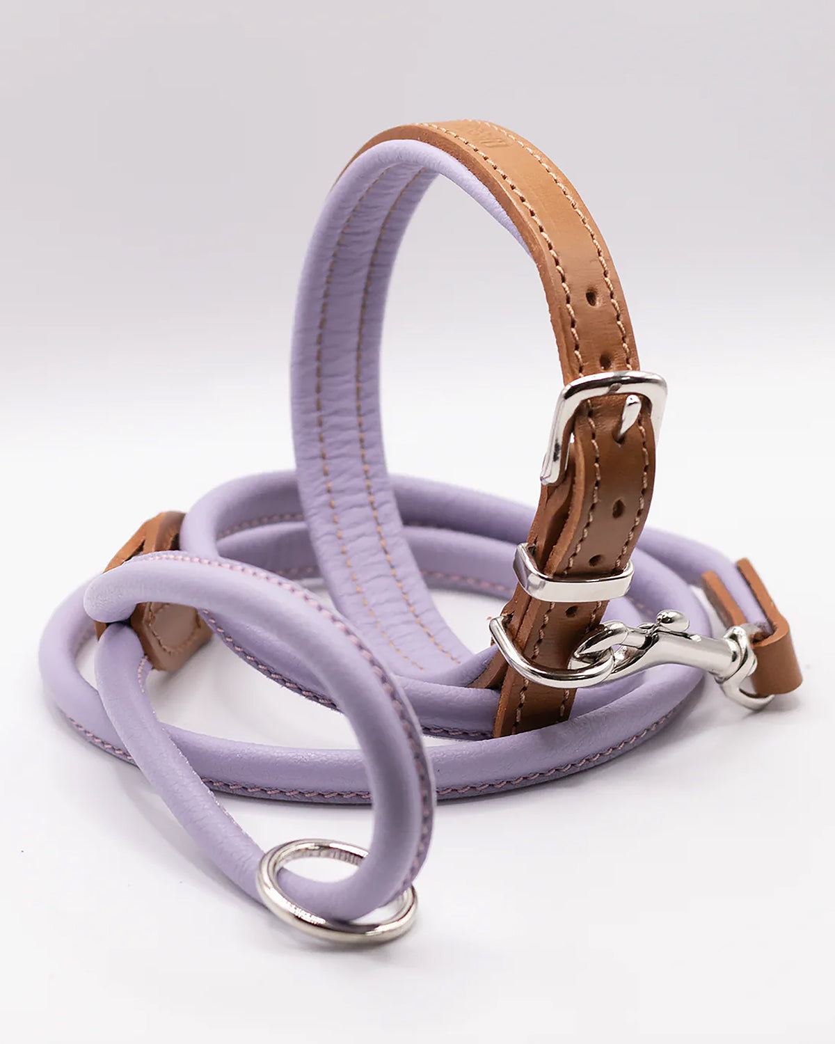 PADDED SOFT LEATHER COLLAR | קולר עור מרופד לכלב