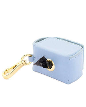 Plain Leather Poo Bag Holder | נרתיק שקיות איסוף מעור