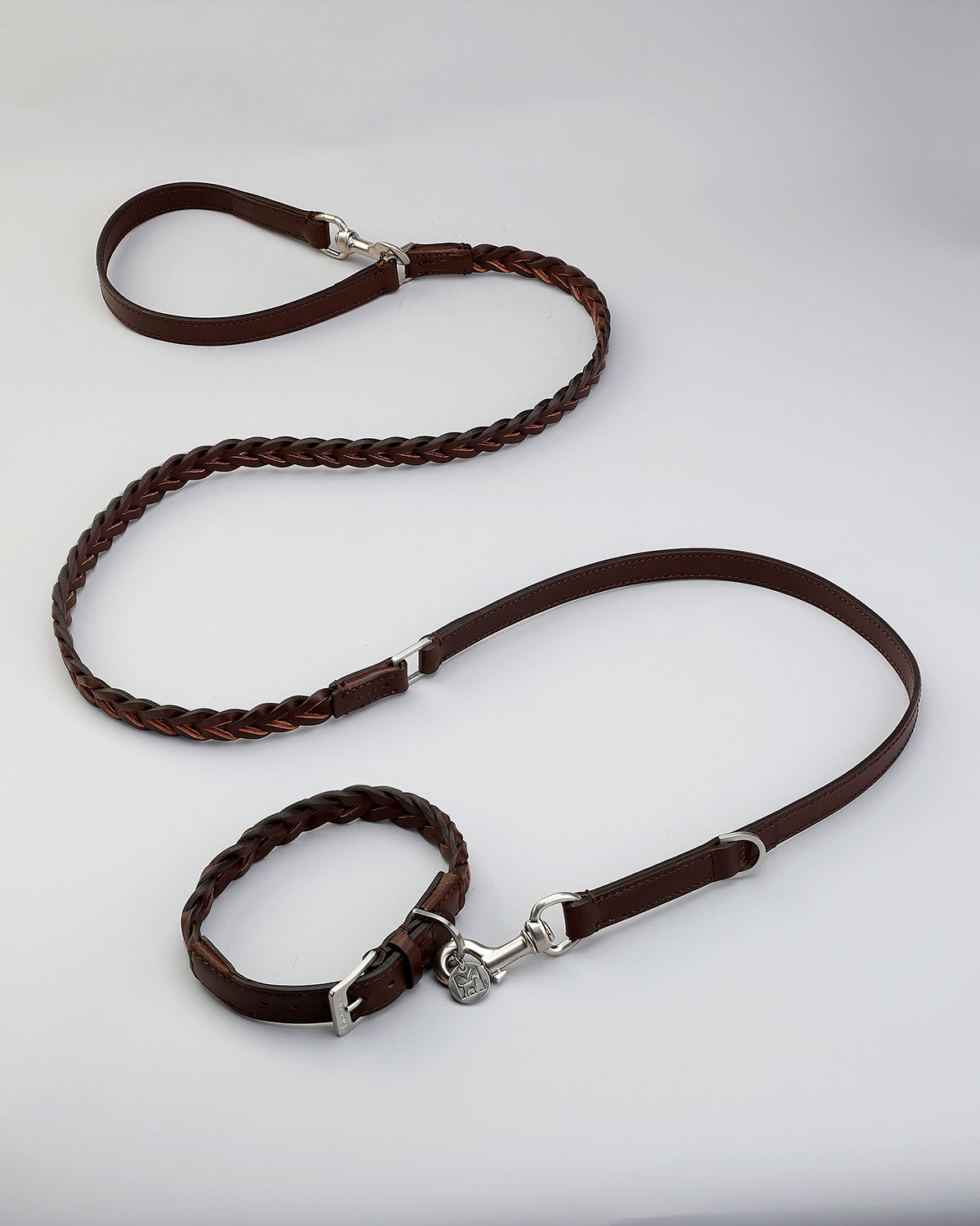 BERGAMO LEATHER COLLAR | קולר עור לכלב