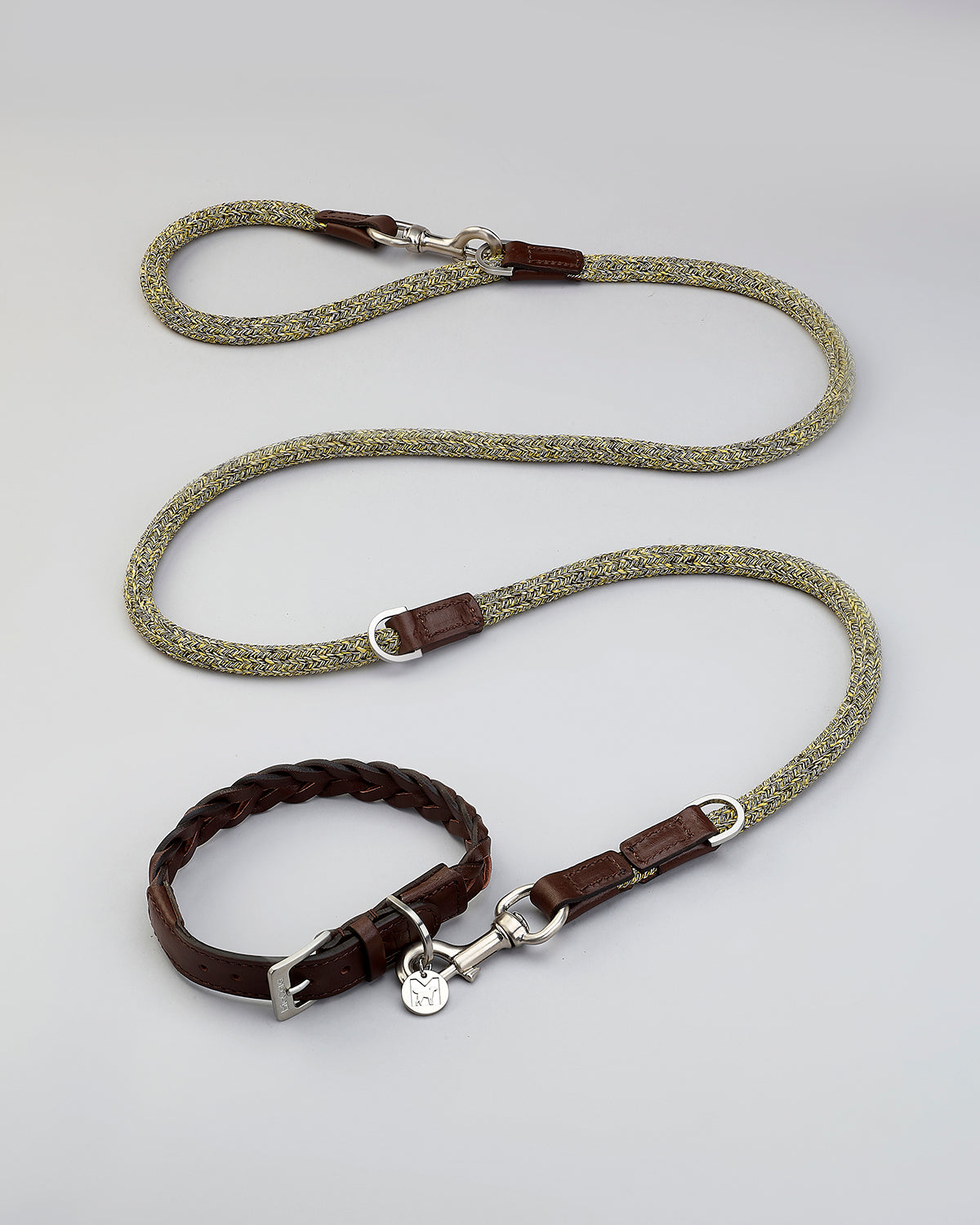 BERGAMO COWHIDE LEATHER COLLAR | קולר עור לכלב