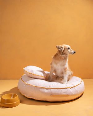 מיטת פוף לכלב מכותנת Duck איטלקית | FULVIO DOG BED