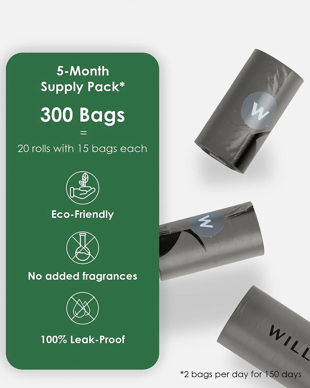 Poop it Poo Bags Rolls | מארז שקיות איסוף אקולוגיות לכלב