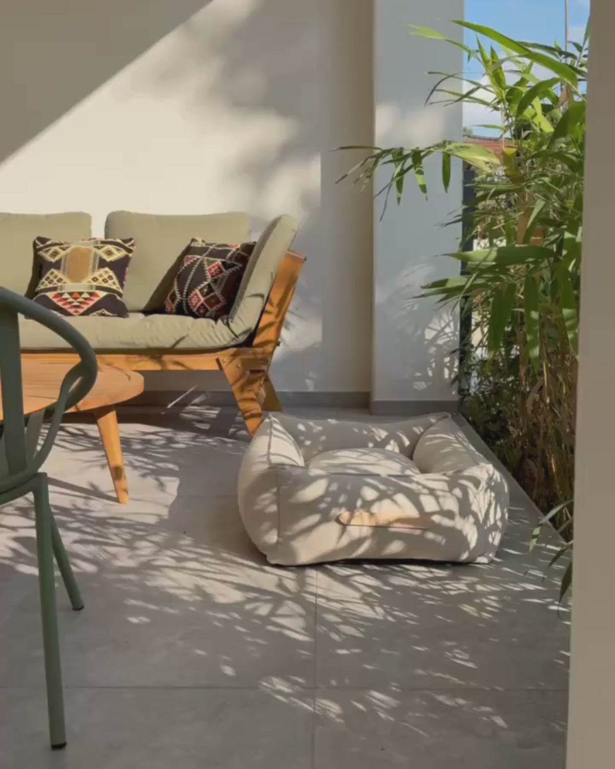 מיטה לכלב מפשתן טהור | EDWARD PURE LINEN DOG BED