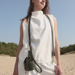 Luxe Suede Leather Treat Bag | נרתיק חטיפים מעור