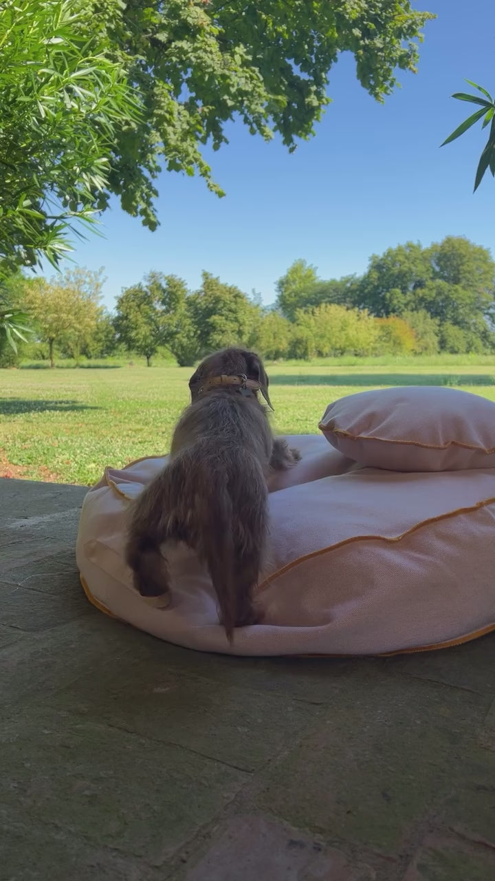 מיטת פוף לכלב מכותנת Duck איטלקית | FULVIO DOG BED