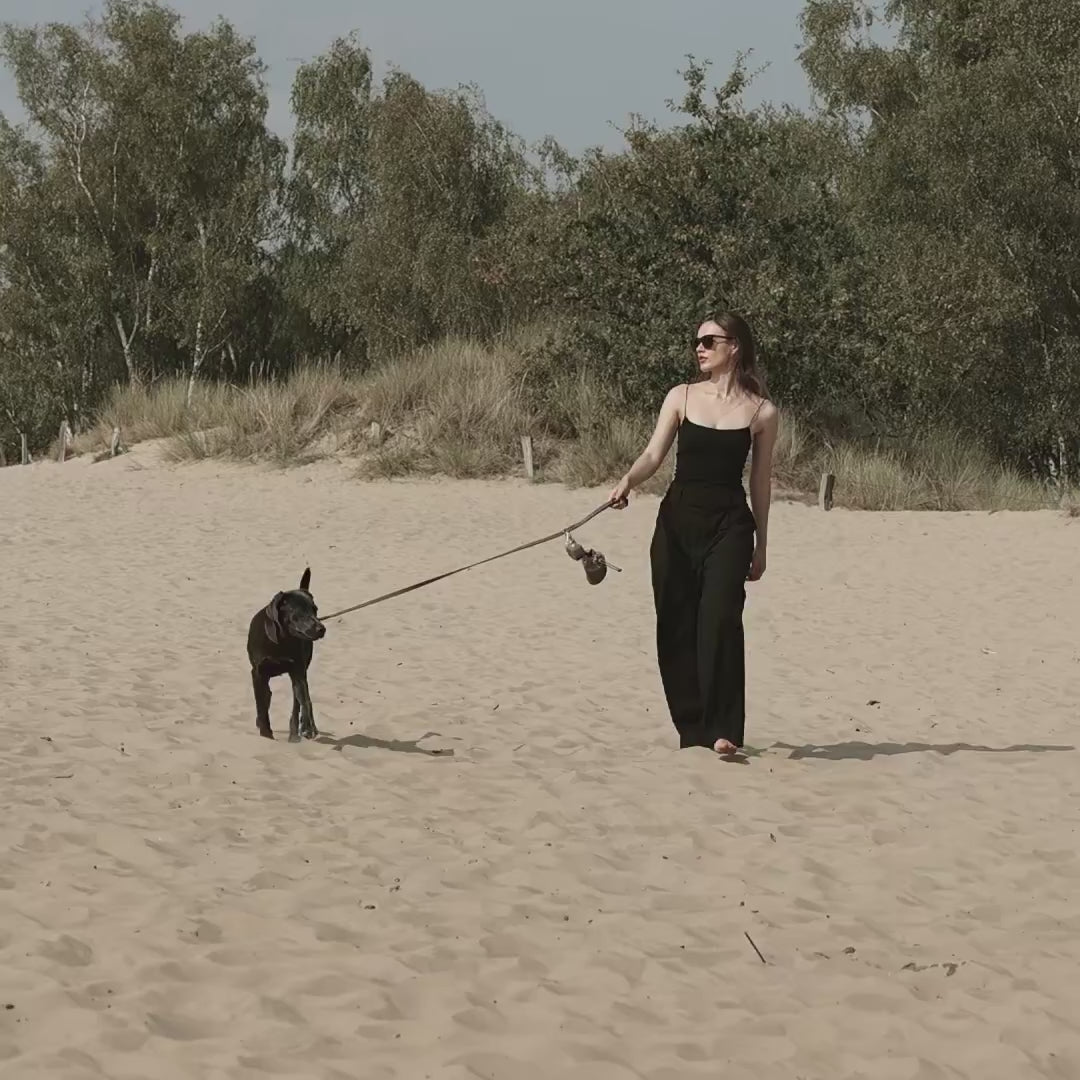 Luxe Smooth Leather Dog Collar | קולר עור נאפה לכלב