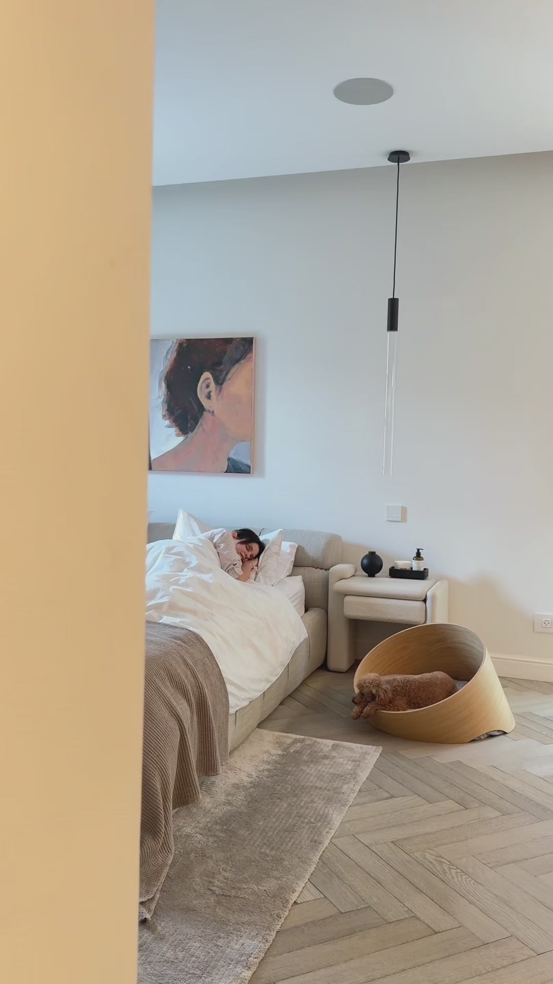 מיטת עץ אורתופדית לכלבים ולחתולים | COVO DOG & CAT CAVE BED