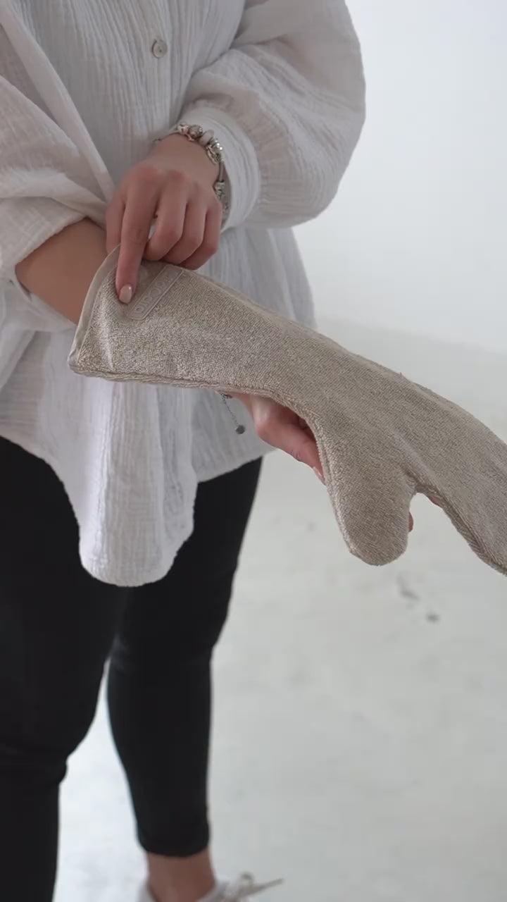 כפפת מגבת לכלב | GUANTO DOG DRYING GLOVES