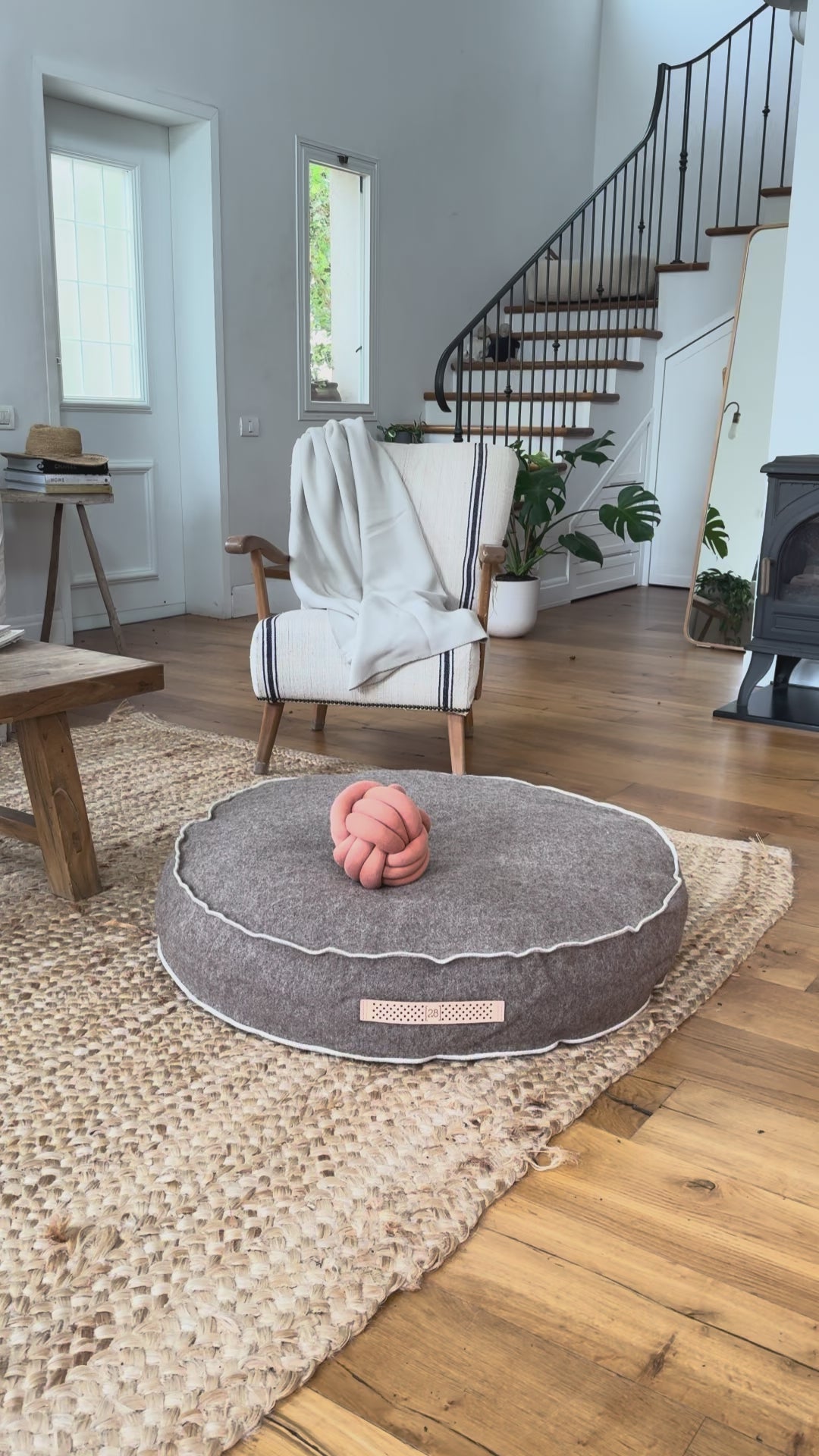 REPLACEMENT BOUCLÉ WOOL COVER FOR FULVIO BED | ריפוד להחלפה למיטה לכלב