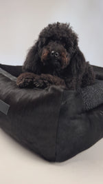 מיטת עור פרה הנרי | מיטה לכלב