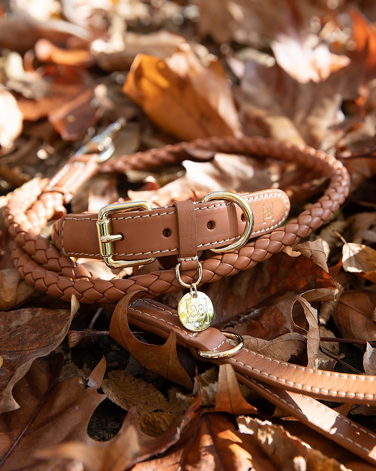 רצועת לכלב מעור נאפה איטלקי | FERDINANDO NAPPA LEATHER LEASH